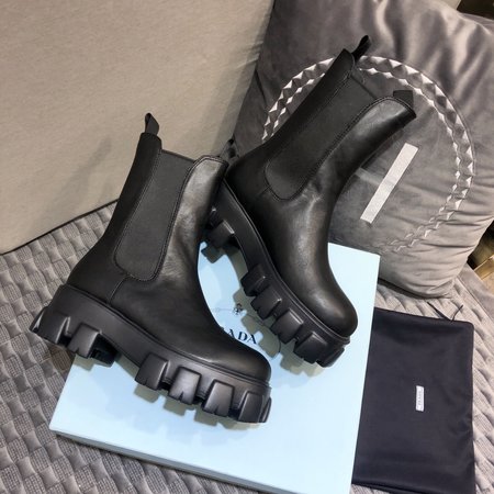 Prada Thick-soled short boots sole thickness 3cm