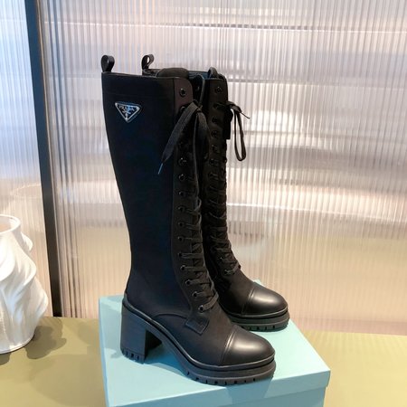 Prada Classic design Moto boots