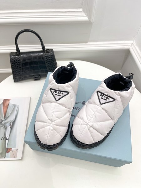 Prada down snow boots