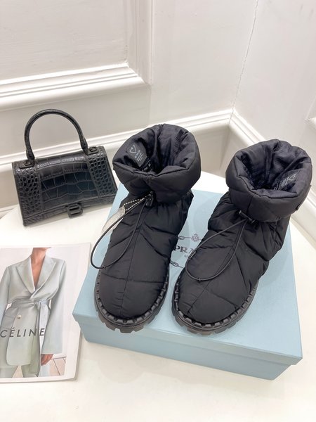 Prada down snow boots