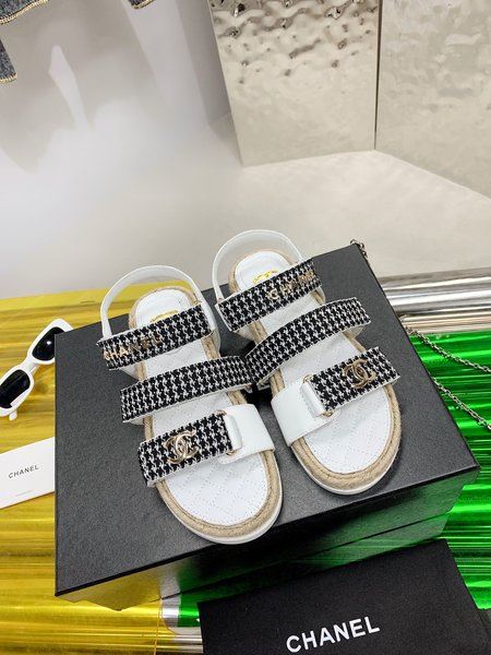 Chanel platform sandals