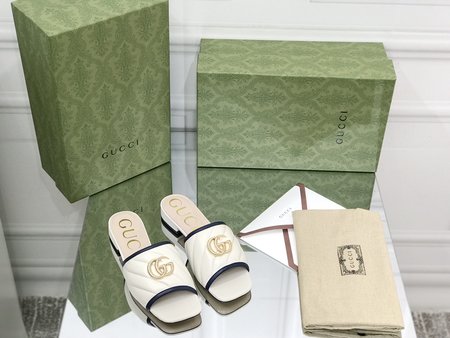 Gucci slip-on half slippers