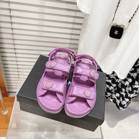 Chanel Velcro Sandals