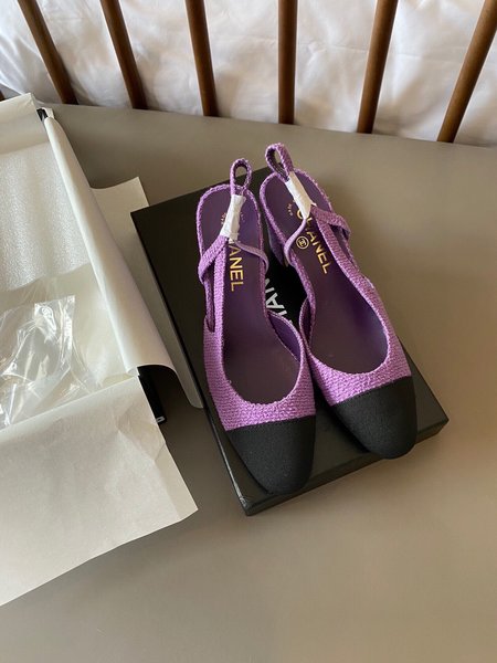 Chanel classic back sandals