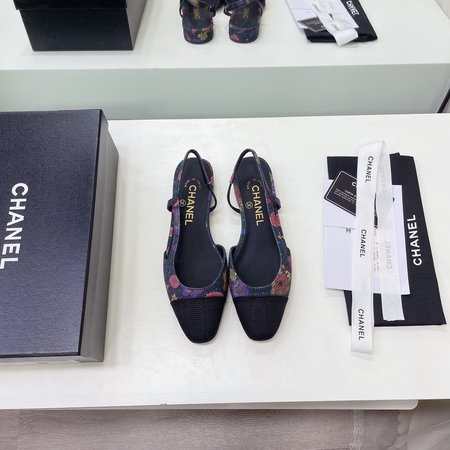 Chanel classic back sandals