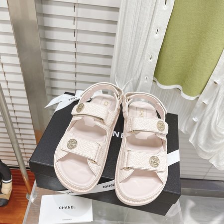 Chanel resort series women s slippers