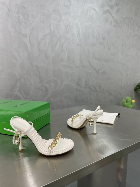 Bottega Veneta golden ball sandals