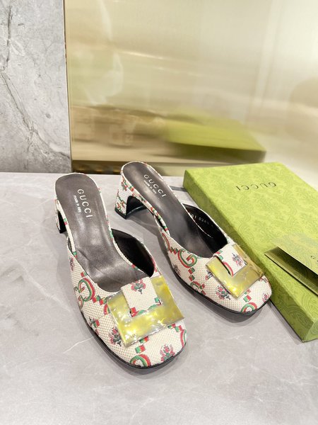 Gucci Muller Metal Buckle Slipper New