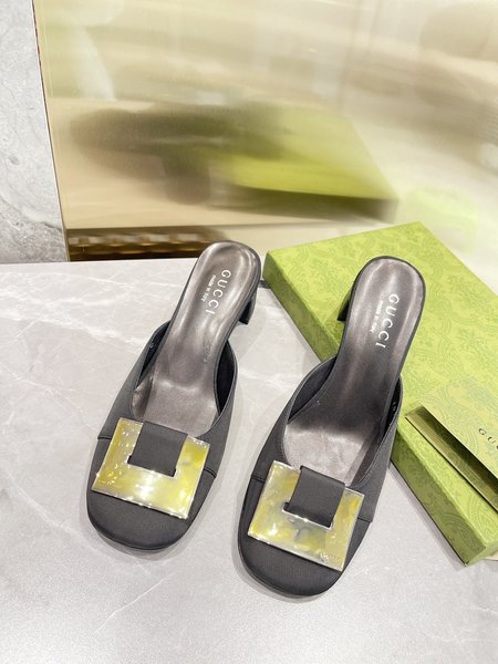 Gucci Muller Metal Buckle Slipper New