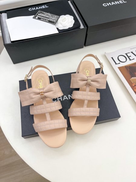 Chanel butterfly sandals