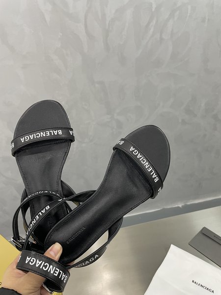 Balenciaga letter print sandals
