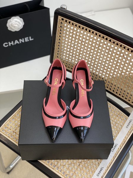 Chanel authentic grade mid heel sandals