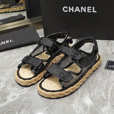 Chanel Rope Lace Beach Sandals