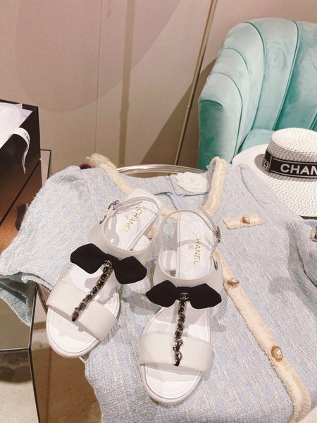 Chanel Bow Thong Sandals