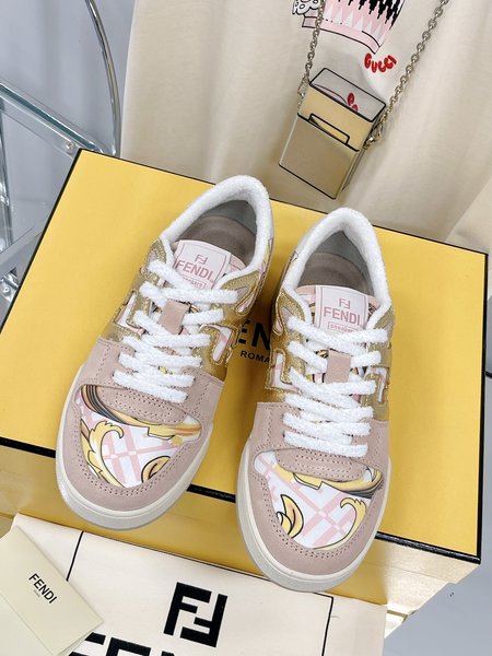 Fendi x collaboration basketball sneakers