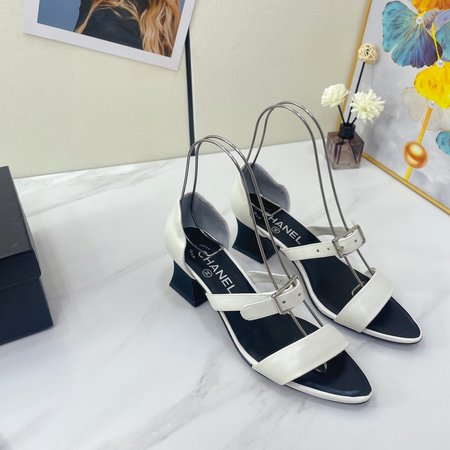 Chanel sandals lambskin