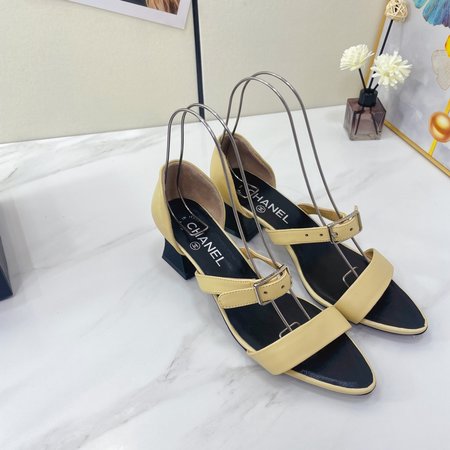 Chanel sandals lambskin