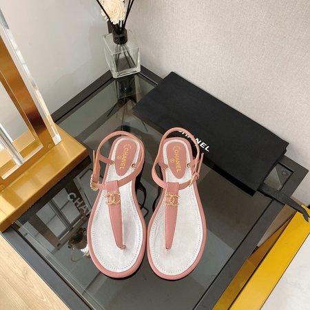 Chanel flip flops