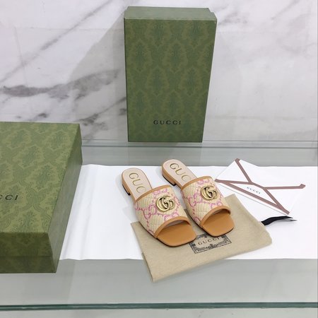 Gucci GG Buckle Half Slippers Series