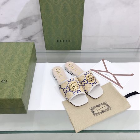 Gucci GG Buckle Half Slippers Series
