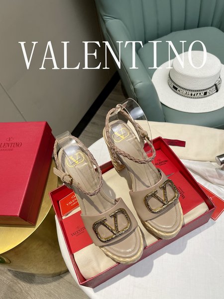 Valentino Women s sandals with V-shaped hardware