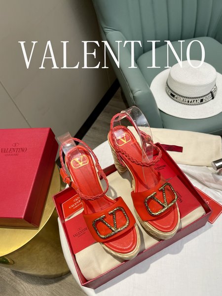 Valentino Women s sandals with V-shaped hardware