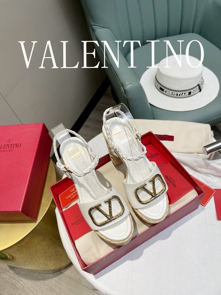 Valentino Women s sandals with V-shaped hardware