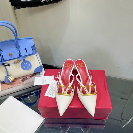 Valentino big V buckle sandals