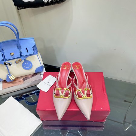 Valentino big V buckle sandals