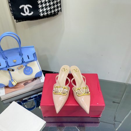 Valentino big V buckle sandals