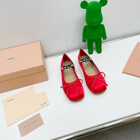 Miu Miu soft ballet shoes