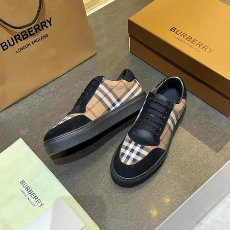 Burberry leather sneakers