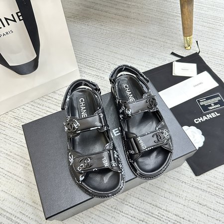Chanel Velcro sandals