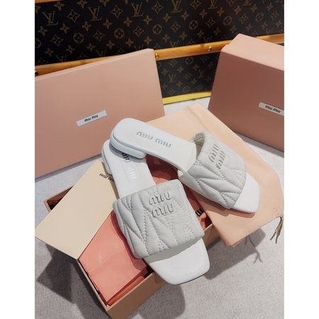 Miu Miu lambskin sandals