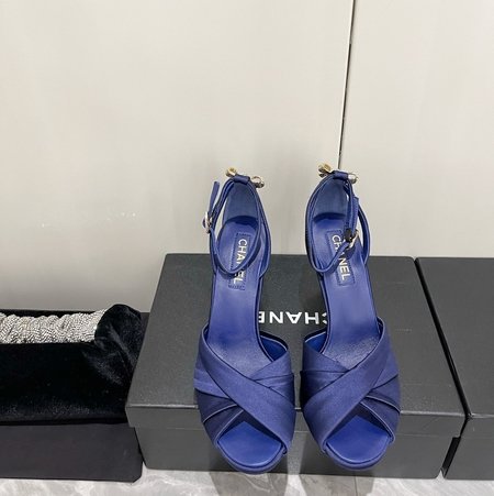 Chanel Pearl diamond heel sandals