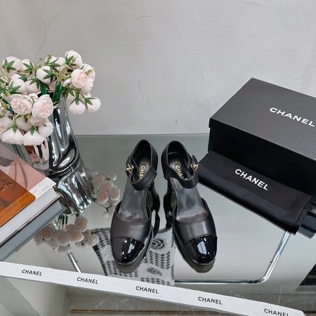 Chanel mary jane hollow sandals