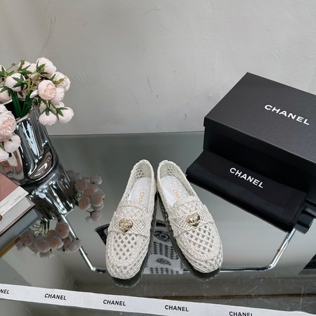 Chanel platform slippers
